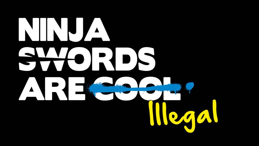 La polizia del Devonshire abolisce le "spade ninja": che però non esistono