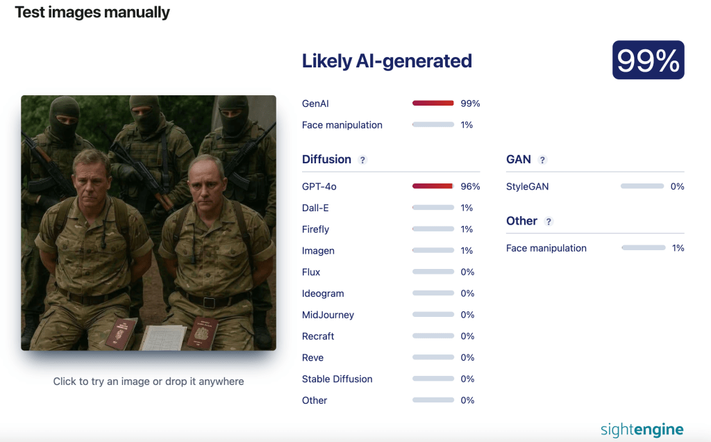 Resoconto di SightEngine