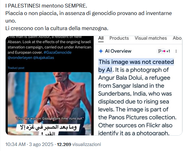 E invece mentiva la AI