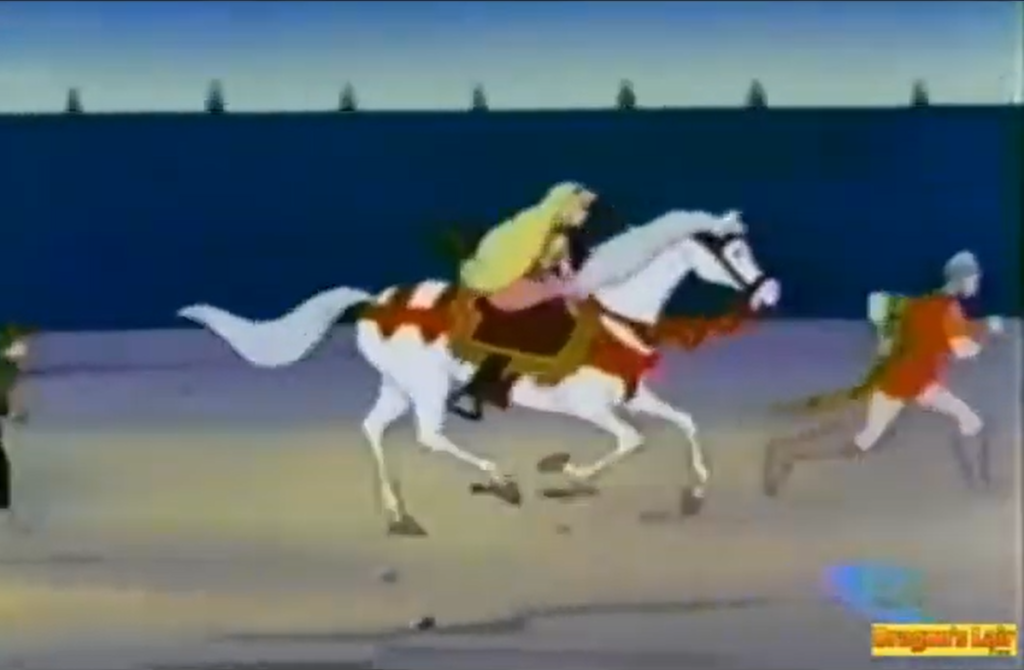 Scena di "Una spada per un Cavaliere"