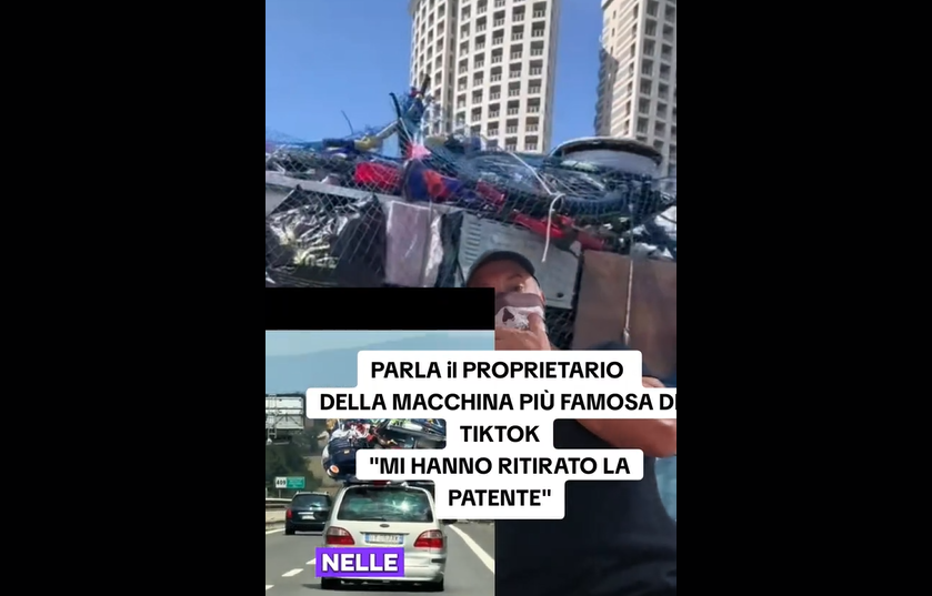 Il video del proprietario dell'auto più carica di TikTok è un video di satira