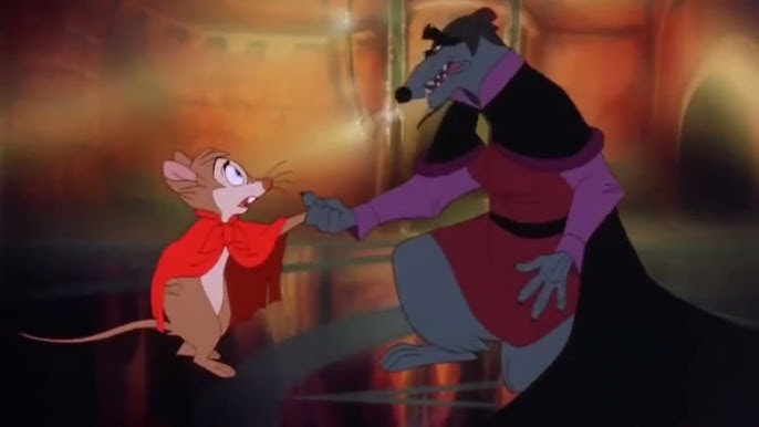 Scena di Brisby e il segreto di NIMH, opera prima di Don Bluth