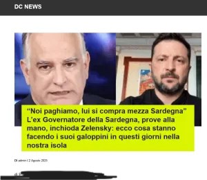 Rinat Akhmetov e Volodymyr Zelensky non stanno usando i fondi di guerra per comprare la Sardegna