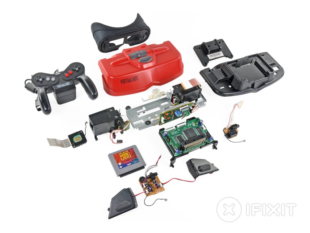 Teardown del VirtualBoy, fonte iFixit