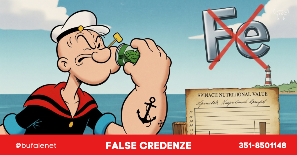 Spinaci e Braccio di Ferro: la vera storia dietro al mito