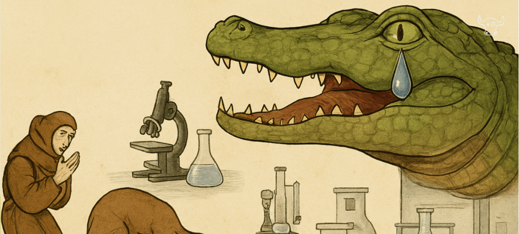 Perché si dice "versare lacrime da coccodrillo"?