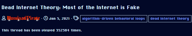 Dead Internet Theory: internet è un villaggio Potemkin?