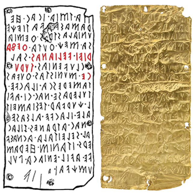 Ma è vero che gli antichi romani hanno distrutto la scrittura etrusca?