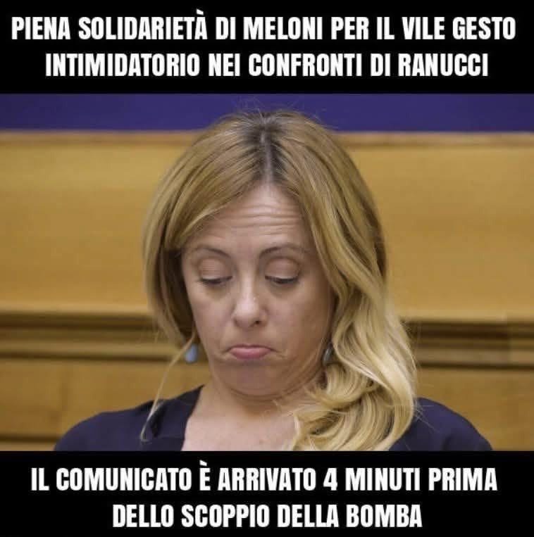 Il complotto della solidarietà preventiva di Giorgia Meloni a Sigfrido Ranucci