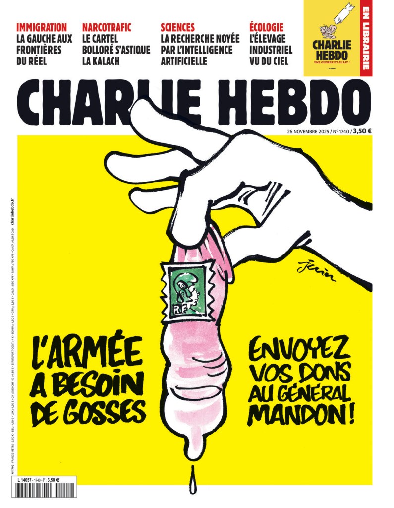 La copertina del 26 novembre reale