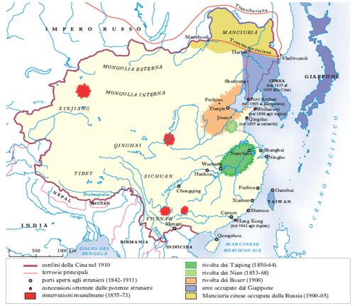 Mappa del Regno Celeste di Taping