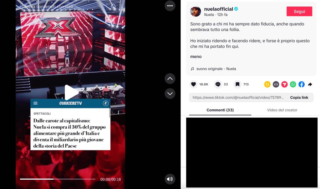 E così siete caduti nella burla di Nuela imprenditore alimentare (delle carote?)
