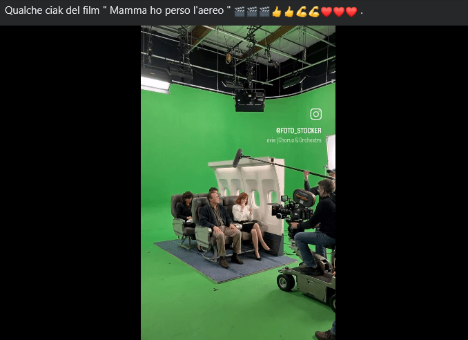 No, questo "dietro le quinte di Mamma ho perso l'aereo" è fatto con AI