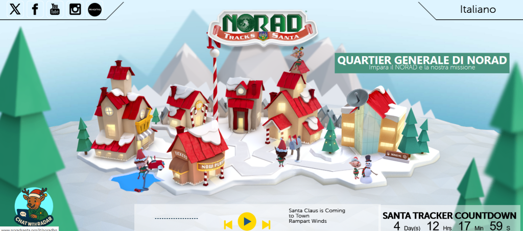 Da quando il NORAD segue Babbo Natale?
