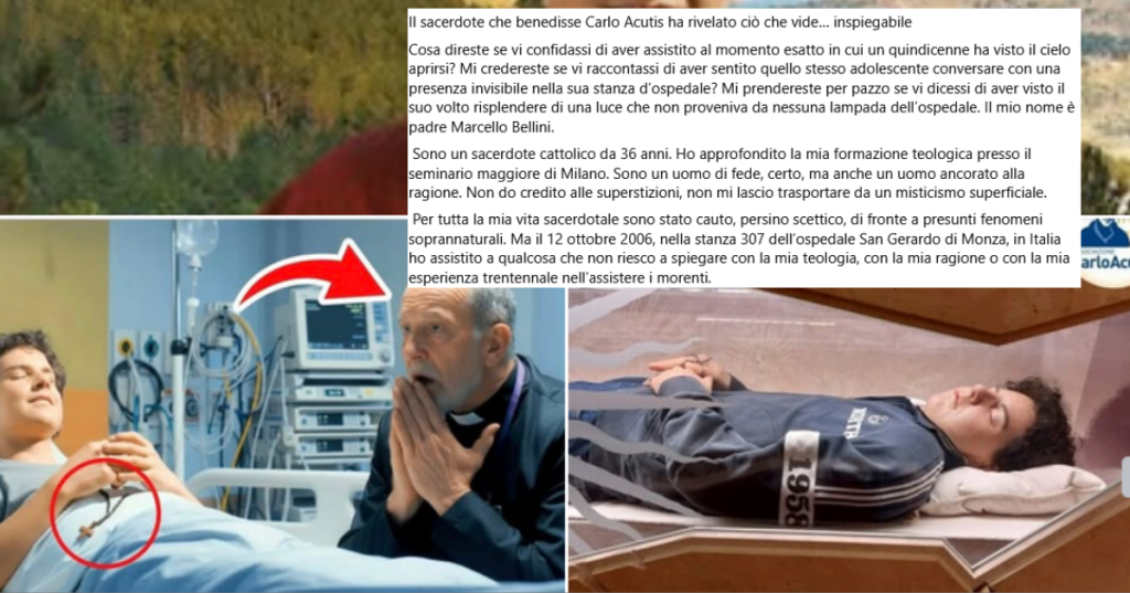 Il fotoromanzo social della confessione di San Carlo Acutis