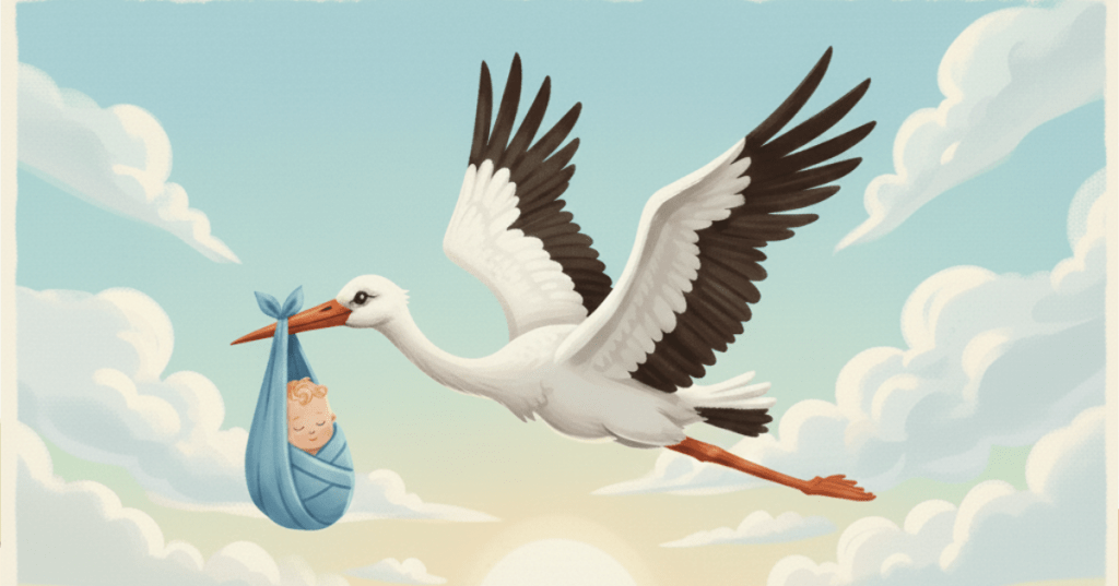 Perché le cicogne portano i bambini?