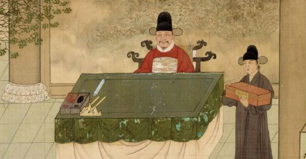 Illustrazione di Lu Buwei, apparentemente anche inventore del meme "Like a boss"