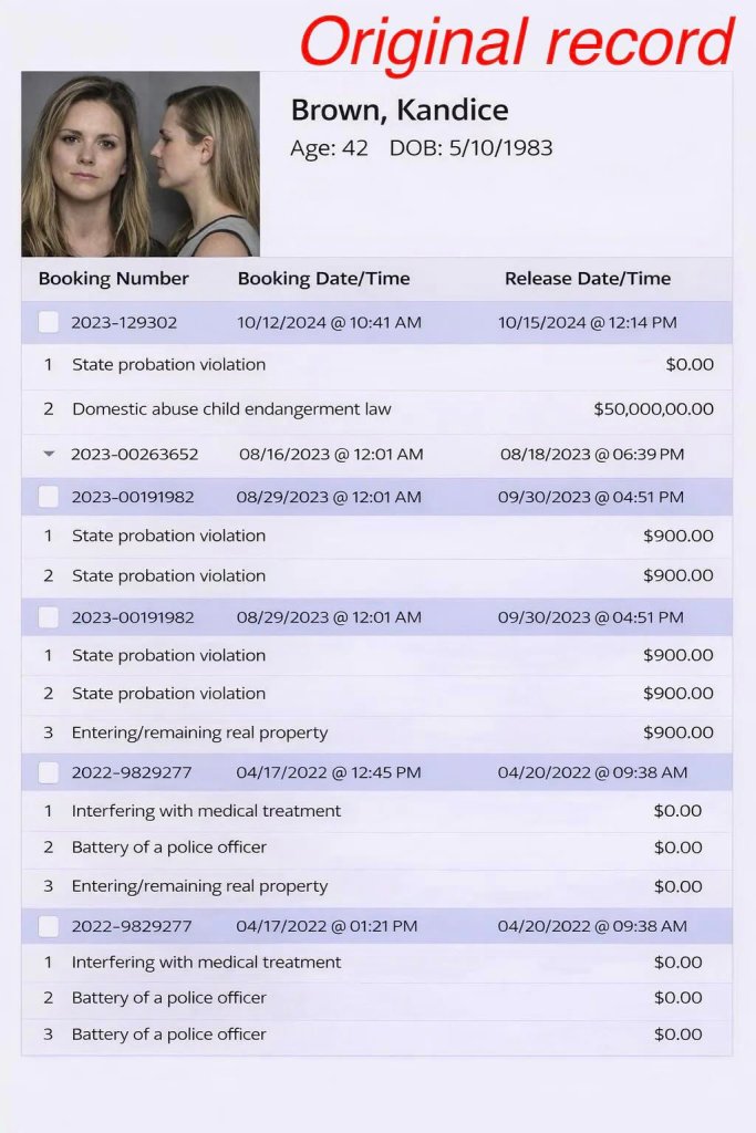 Il vero estratto della fedina penale