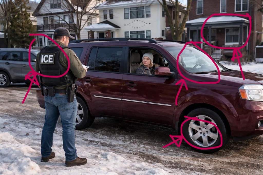 Le anomalie nella foto