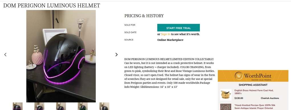 La maschera di Dom Perignon