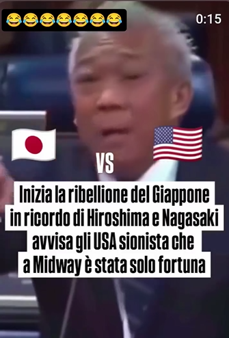 No, questo video non mostra il Parlamento Giapponese che ricorda a Trump la battaglia di Midway e lo manda a quel paese