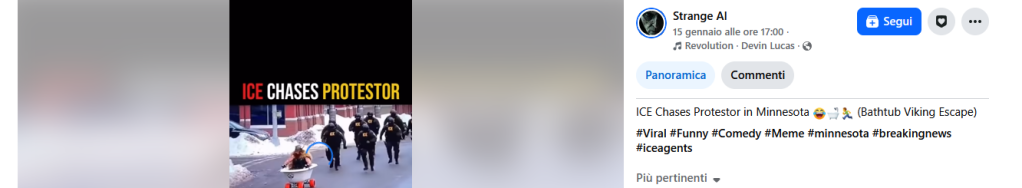 La pagina Strange AI