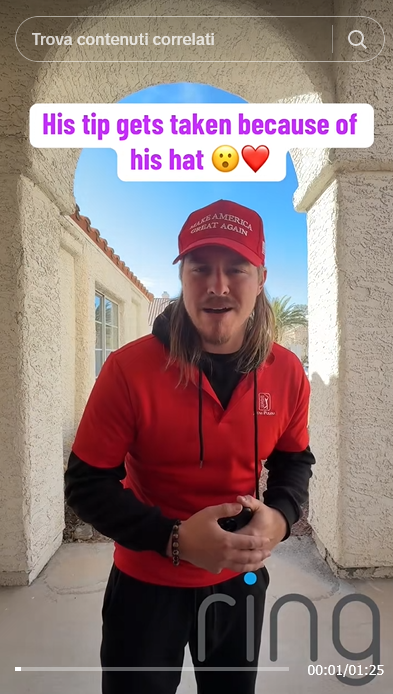 Altro video col personaggio del "buzzurro MAGA"