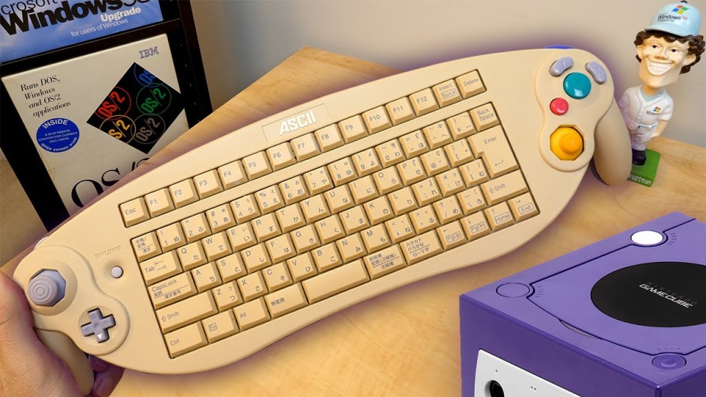 Tastiera per GameCube, fonte YouTube (link cliccabile)
