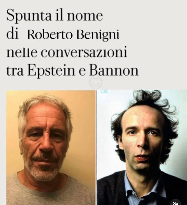 No, non è vero che Benigni è nominato nei file del caso Epstein