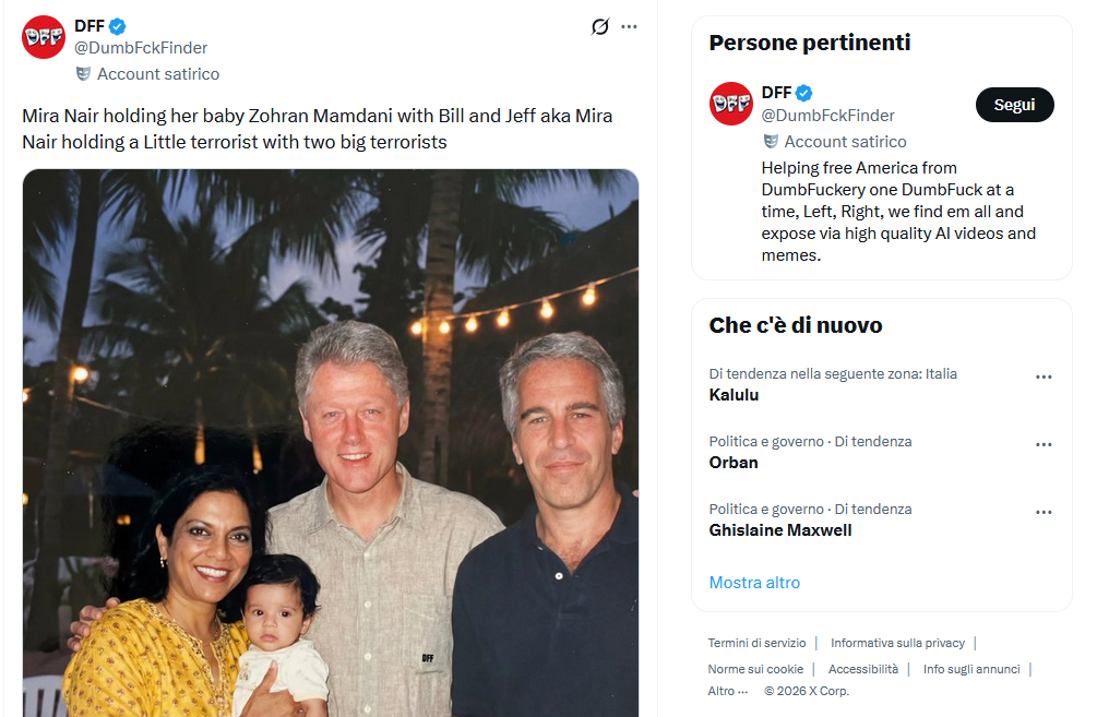 Immagine del portale satirico