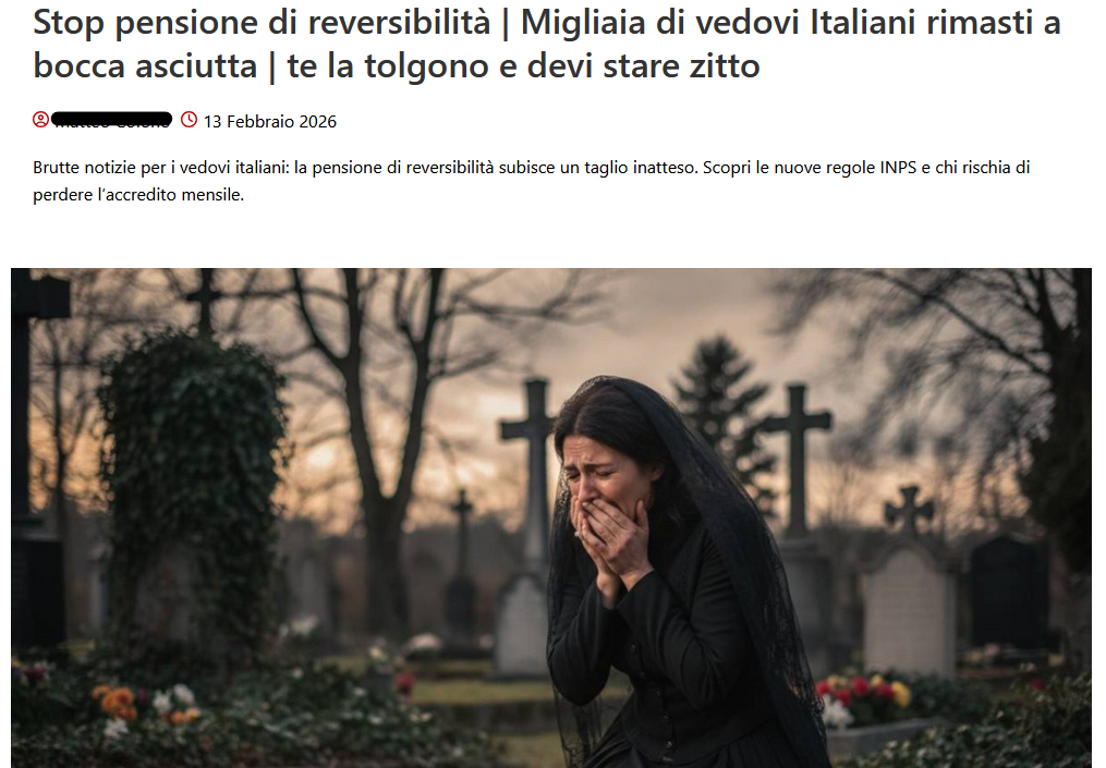 Esiste davvero uno stop inatteso alle pensioni di reversibilità?