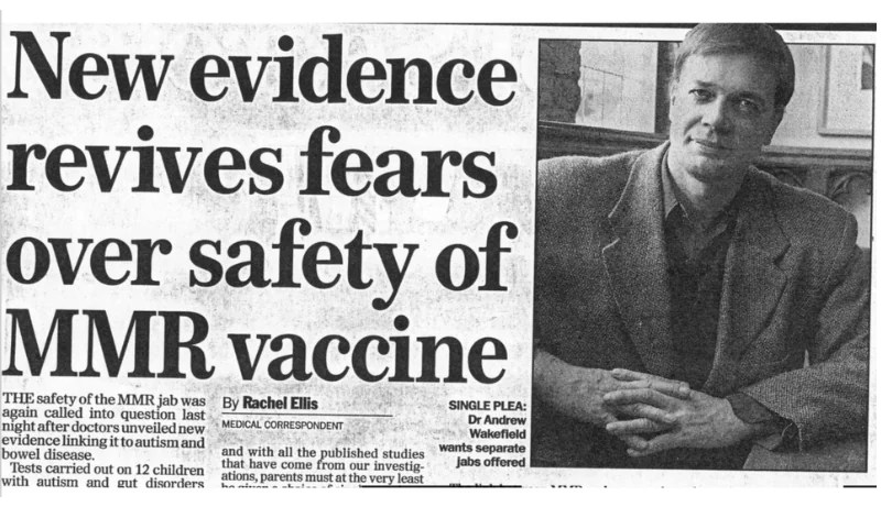 Uno degli articoli su Wakefield