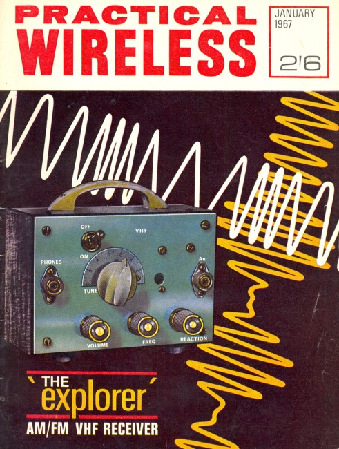 Copertina di Pratical Wireless: all'interno di questo numero, Sinclair si faceva pubblicità da solo