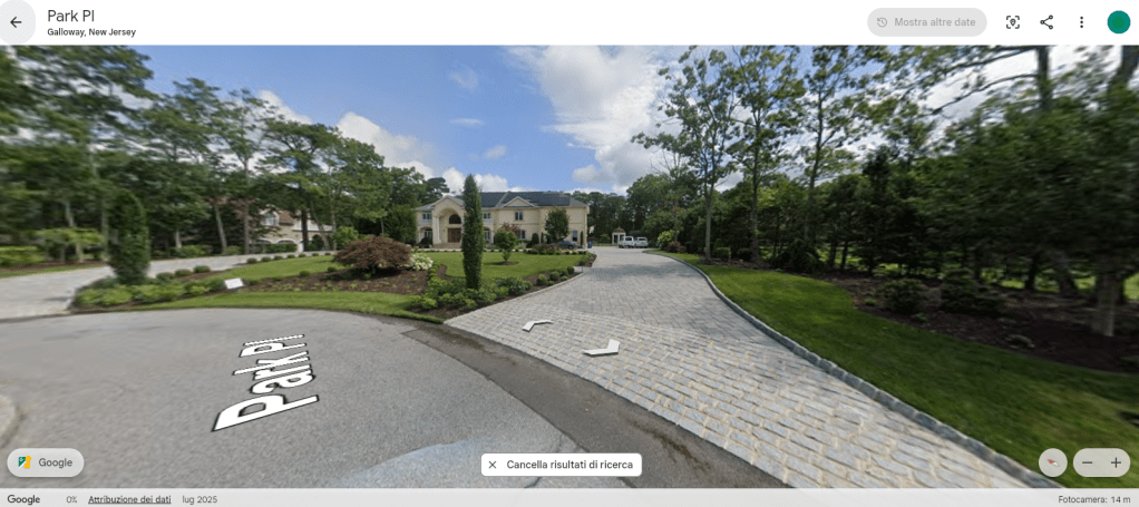 La casa su Google Earth